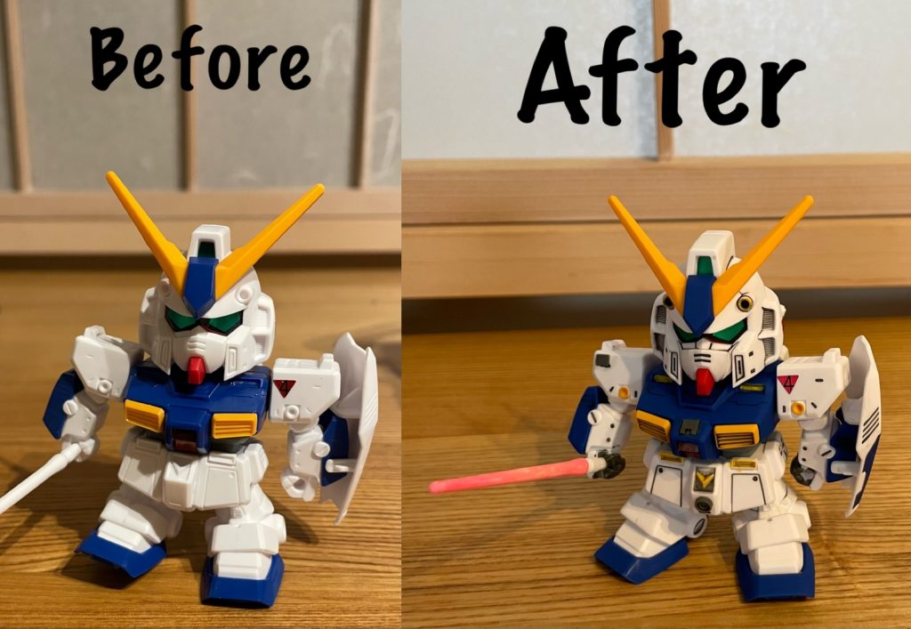 素組みとのビフォーアフター！