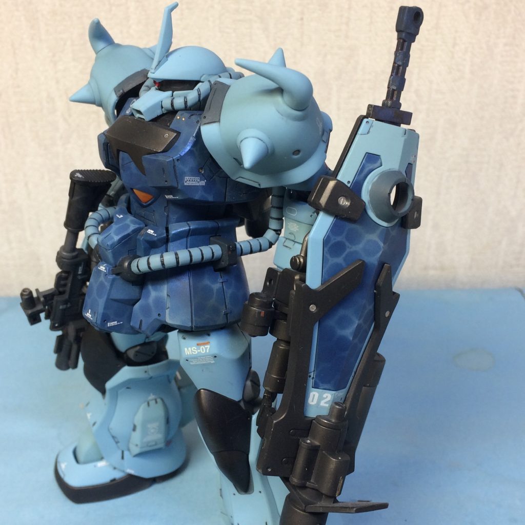 HGUC MS-07B グフ・カスタム–5枚目/制作者:茶家持