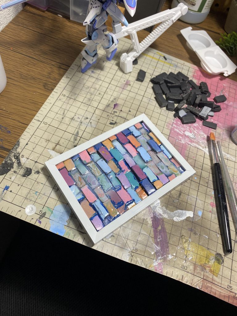 レンガ道一号。これでも真面目に作ってるんですがひどいww