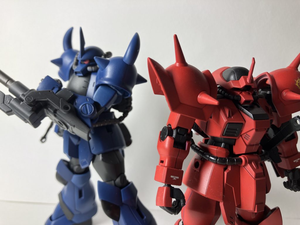 私が以前制作したイフリート・リコリスを制作した時の余ったパーツで作った機体だから、実質兄弟機()ほら、グフとイフリート繋がりあるし