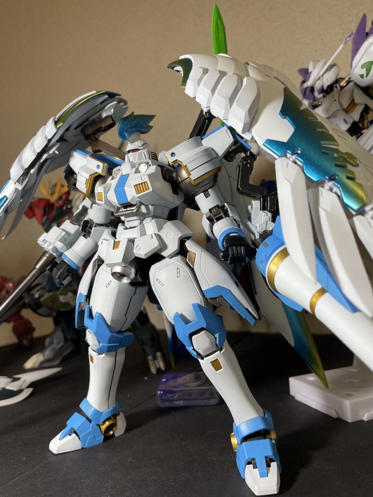 メインカメラはクリアピンクに!足の甲の配色を逆パターンに