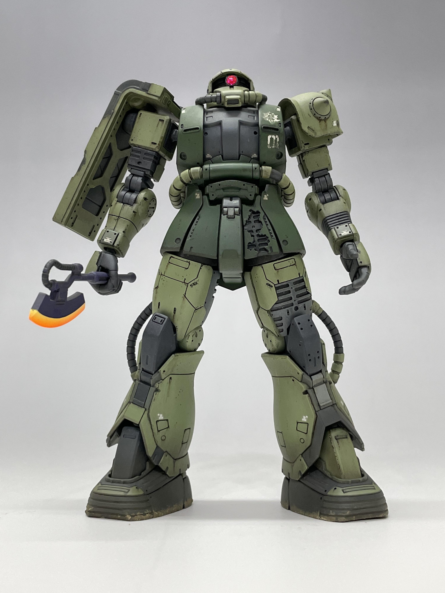 HG ククルスドアンザク 全塗装 ガンプラ 完成品 ウェザリング-