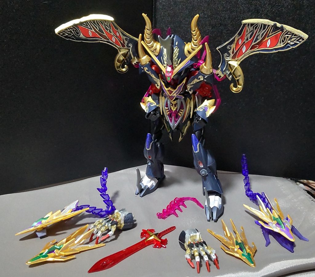 ぬおおおおぉぉ………変形のためのパーツを取付けます。