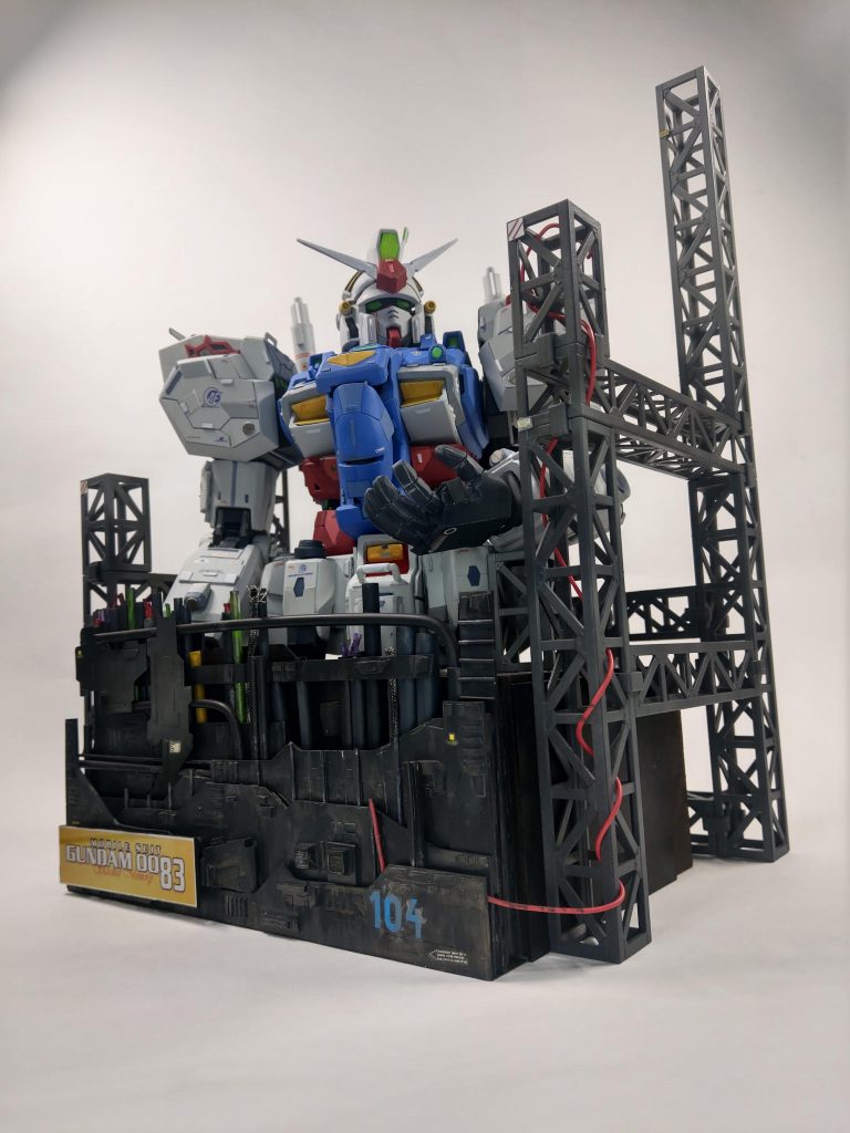 物は1/48だけども上半身だけなのでコンパクト