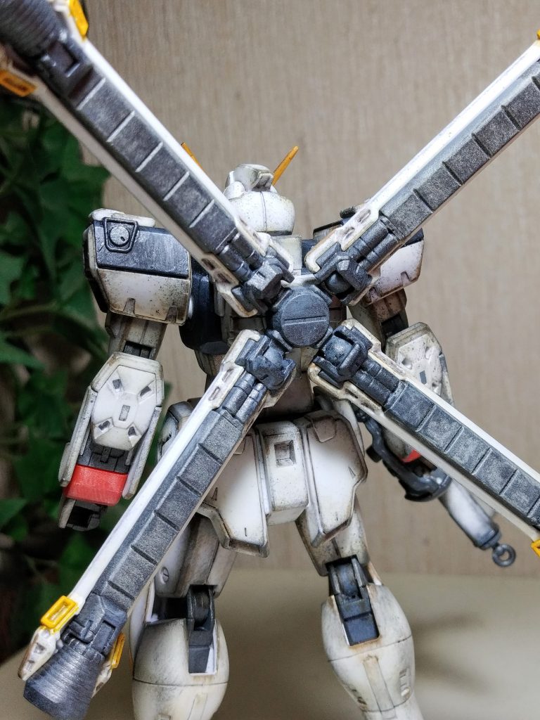 せっかくなので特徴のある背中を一枚。ピンポイントで金属感を楽しみました。