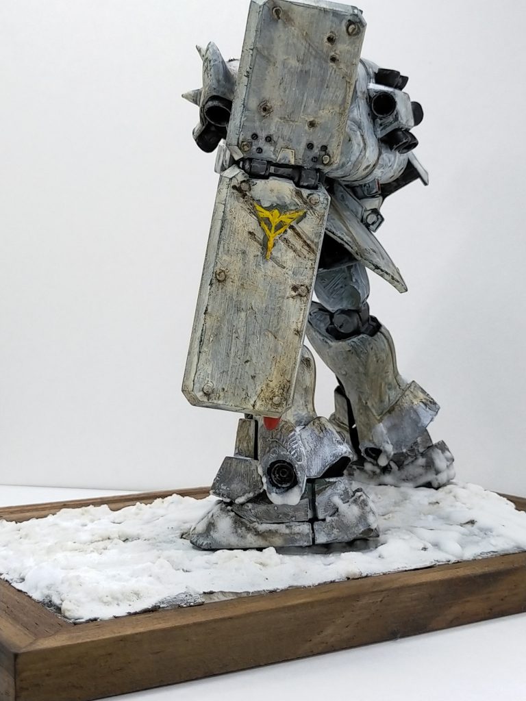 歴戦の機体感をイメージしダメージ塗装