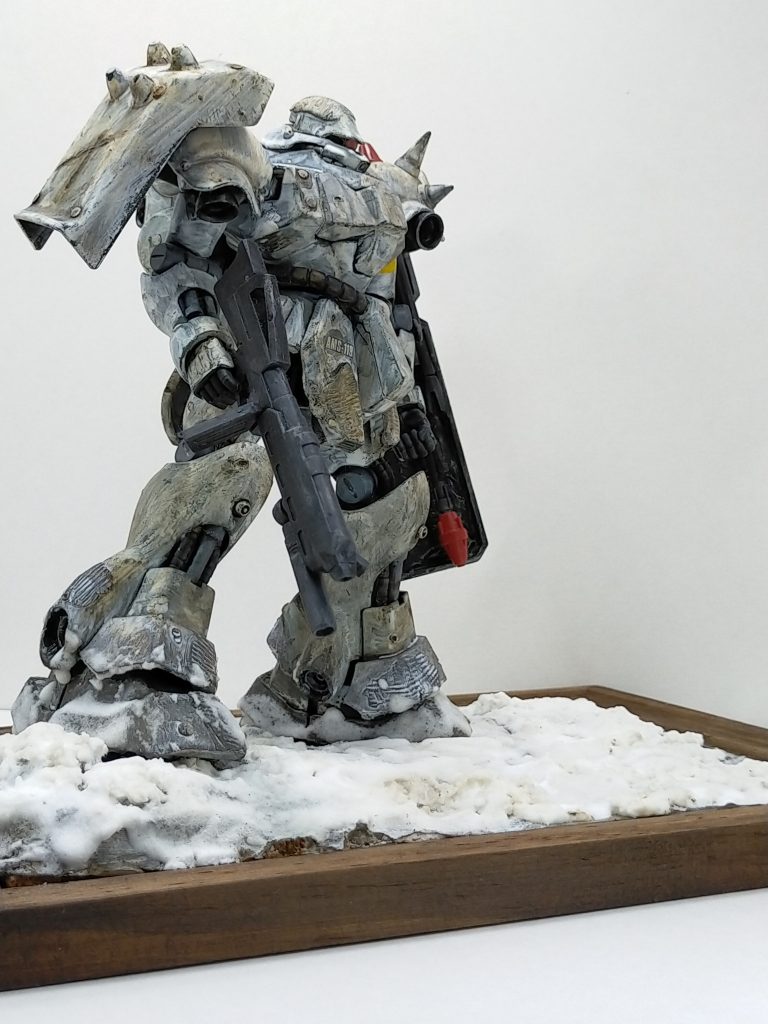 もともとがミリタリー感たっぷりの機体。迷彩がしっくり来て作っていてビックリでした。