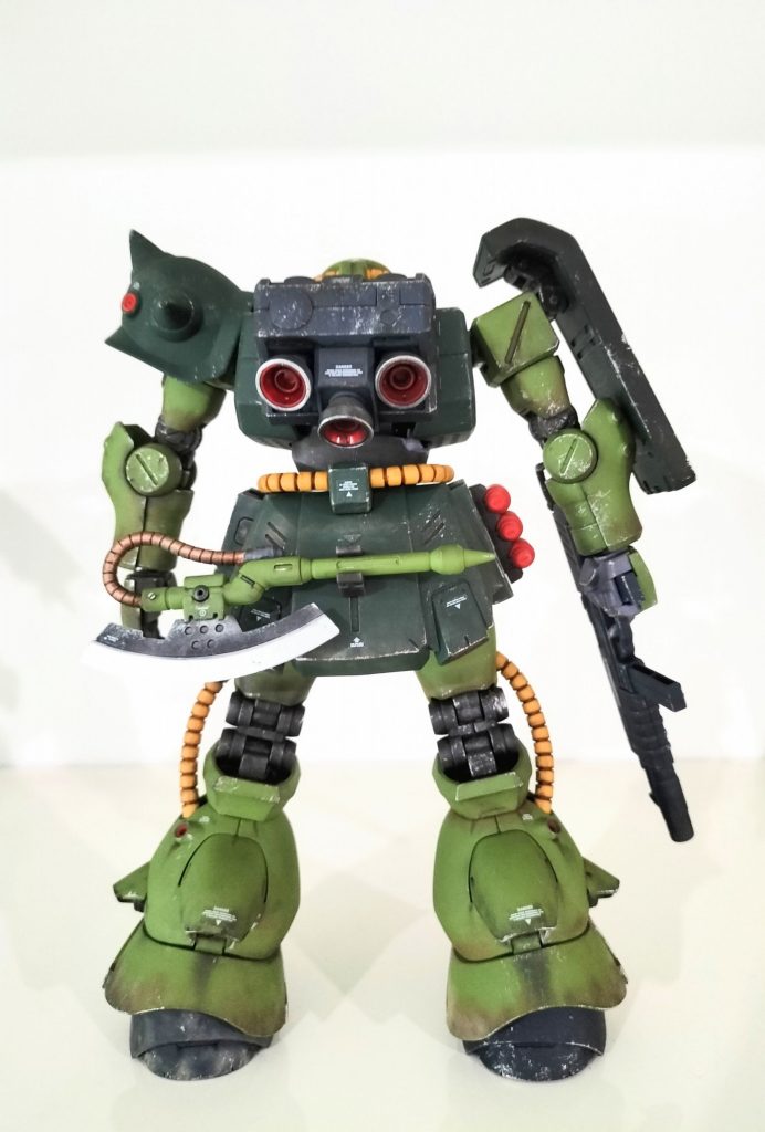 背面:動力パイプがゴム製のため、色味がイマイチで浮いて見える