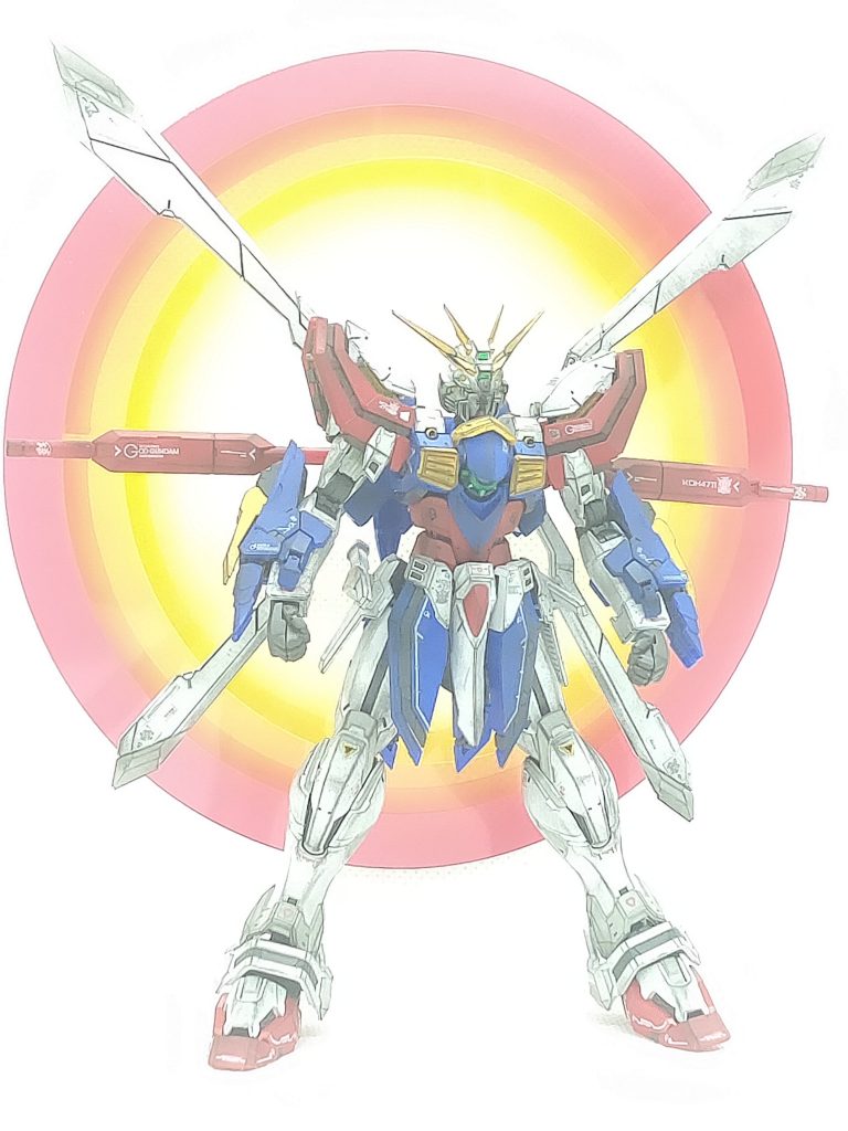 ゴッドガンダム–2枚目/制作者：かえる