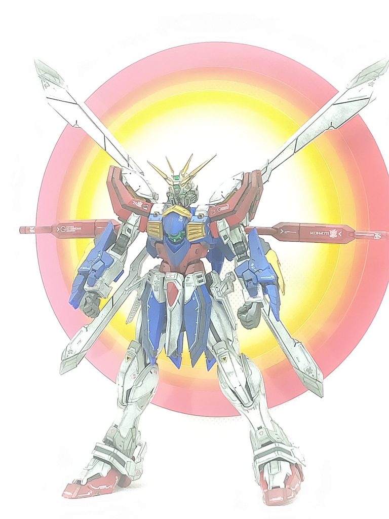 ゴッドガンダム–3枚目/制作者：かえる