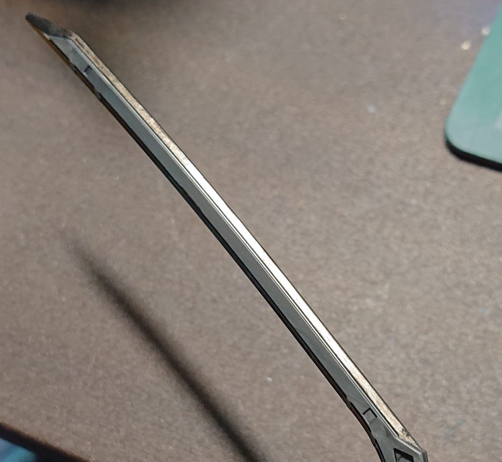 太刀の刀身はこんな感じです。