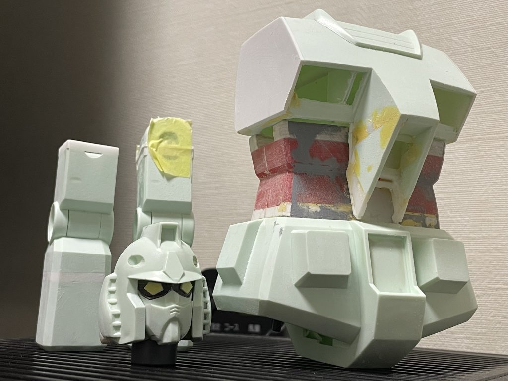 旧キット　1/60　ガンダム–2枚目/制作者：うさ山