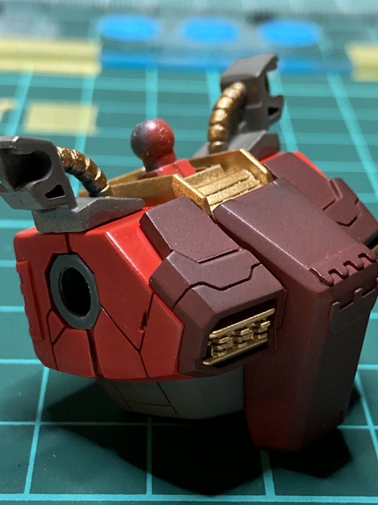 脇付近も頑張ったのですが組み立てるとあまり見えませんね!