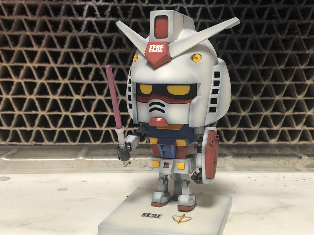 1/1 ガンプラくん ペインティングモデル–3枚目/制作者：kiyo