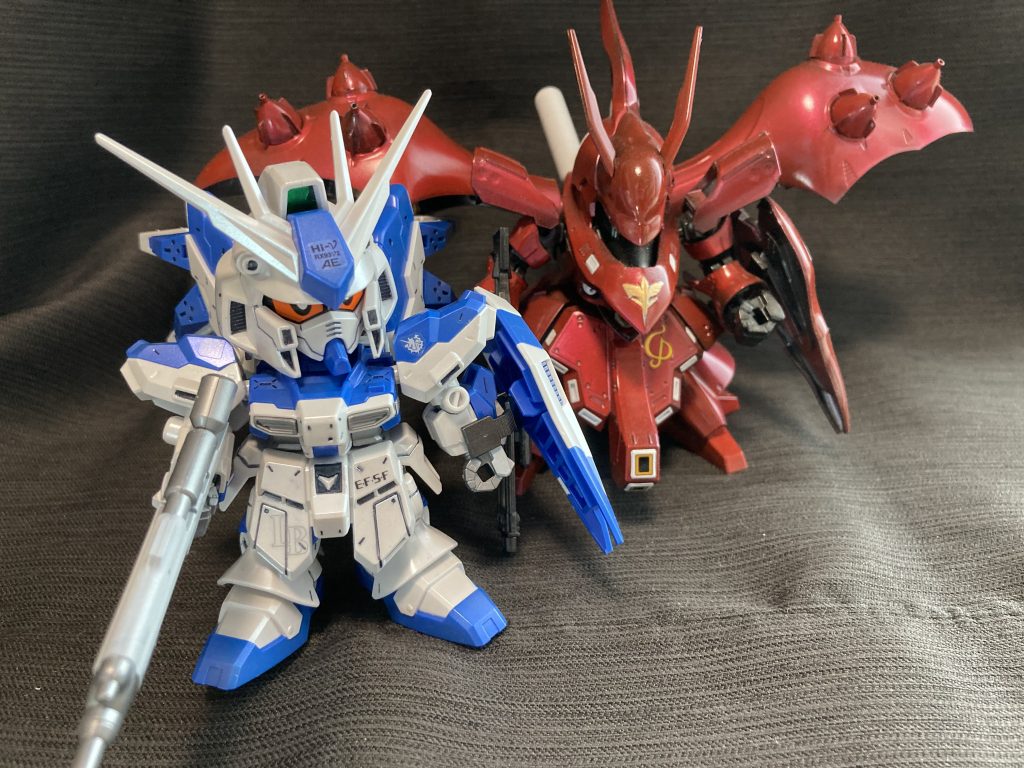 2機を正面から。やっぱりこの2機はセットで持っておきたかったので満足。