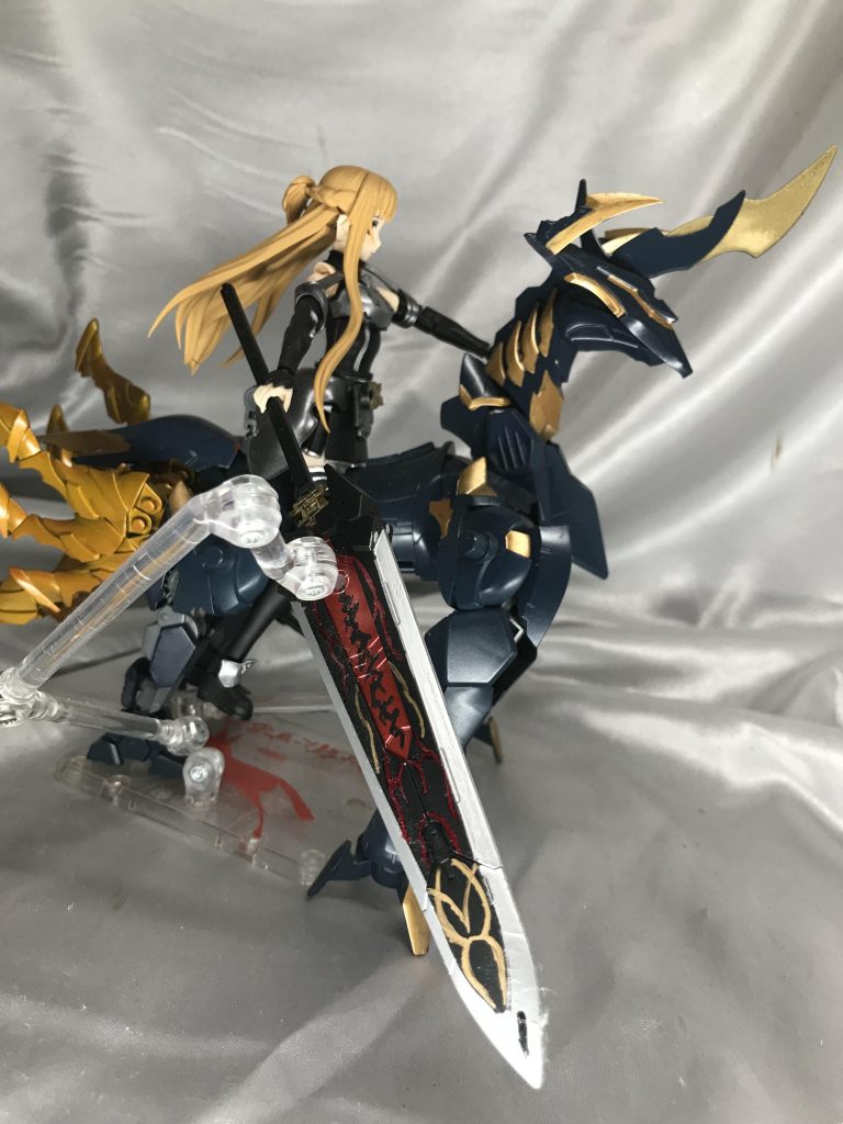 閻魔斬光剣。乗ってる子はガンプラと全く無関係なのでレビュー無しです。