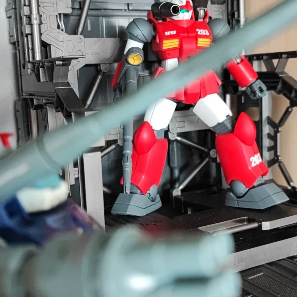 ひょっとしたらサイド7でスタンバってたら物語は全く違ってて機動戦士ガンキャノンになってたかもを意識してヒーローっぽい塗り分けにしました