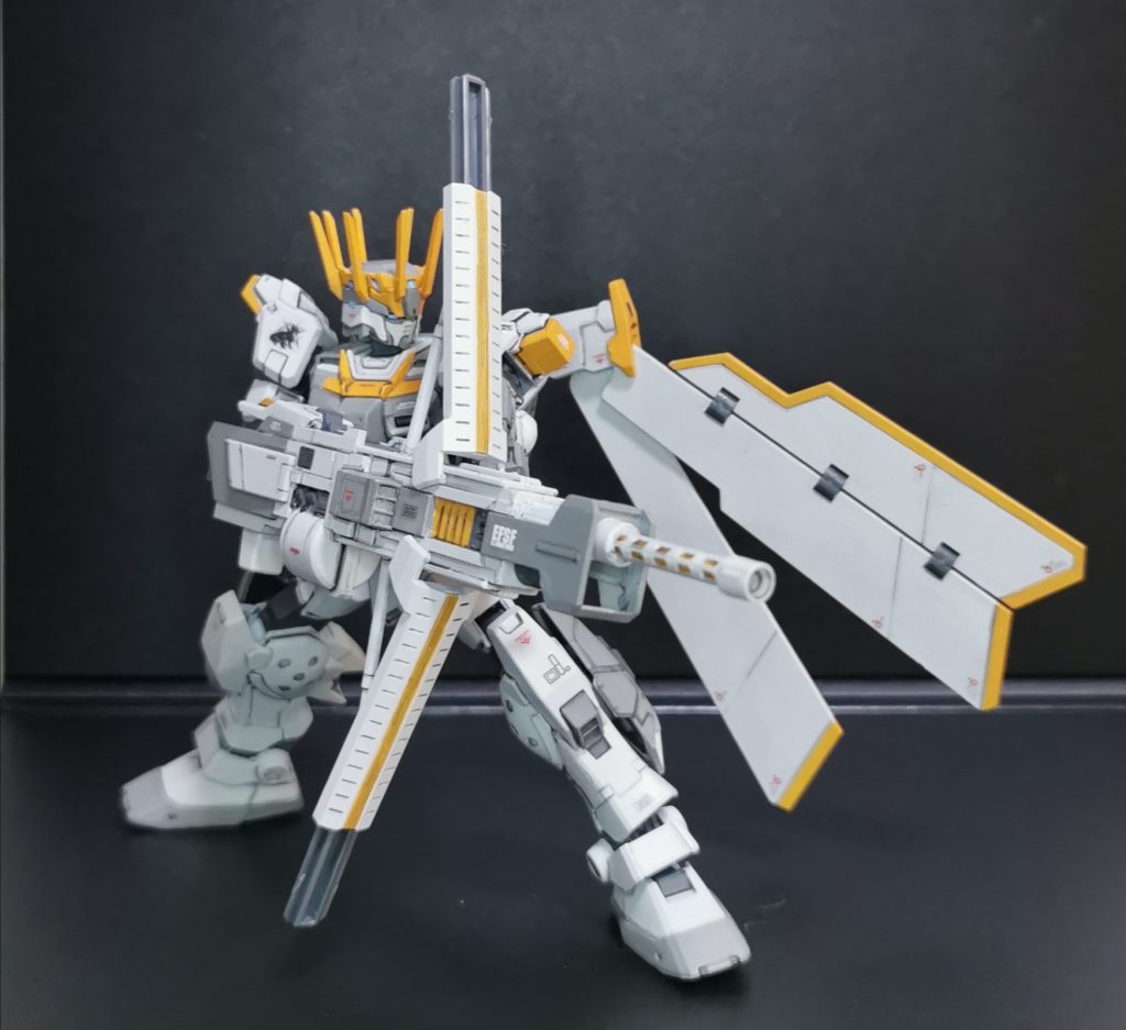 メガ・ビーム・ランチャー展開状態。ライジングやバルバタウロスとまた違った弓形態!ただ強力な武器より、強さのかわりに制限があるとロマンを感じるタイプですw