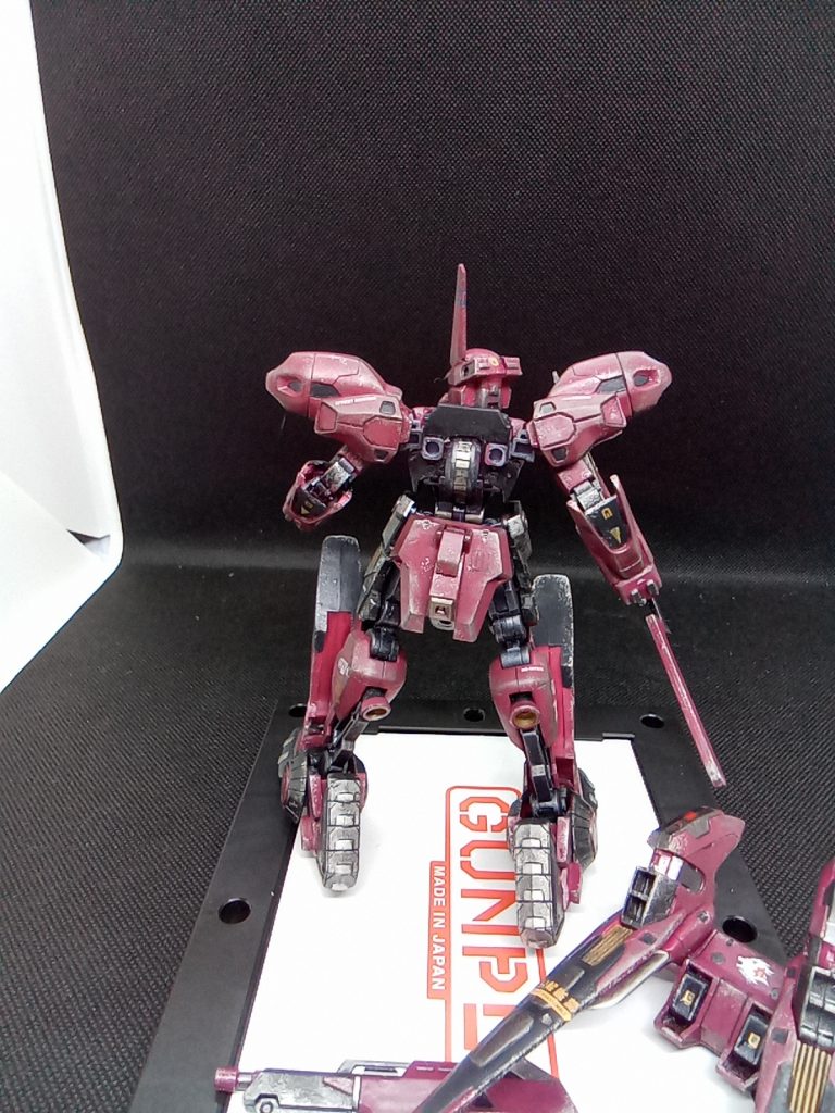 ガンプラを使っている証拠写真wエイハブ・リアクターはちゃんと装備してます。後ろからみれば ほぼ獅電です