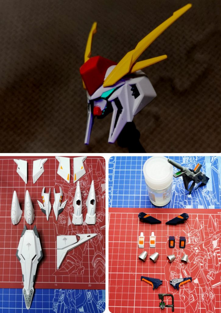 パーツ塗り分けは自分的には満足な仕上がりです。