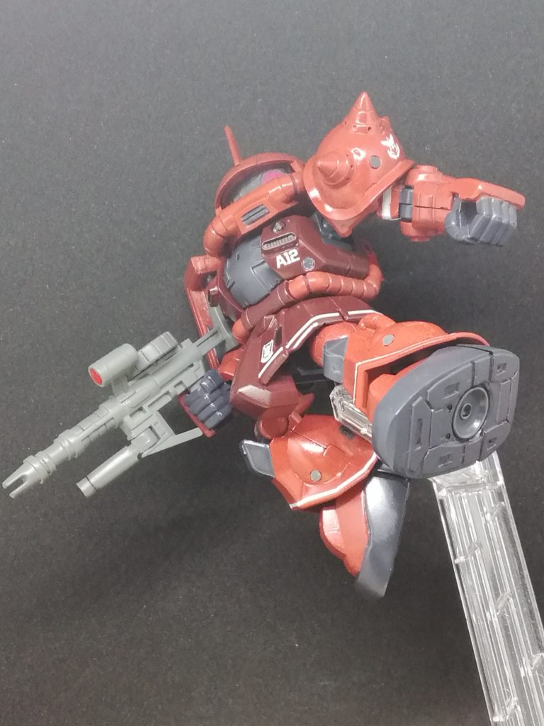 S型といえば、蹴り！足裏モールドも0.3mmプラ板等を使って表現してみました♪