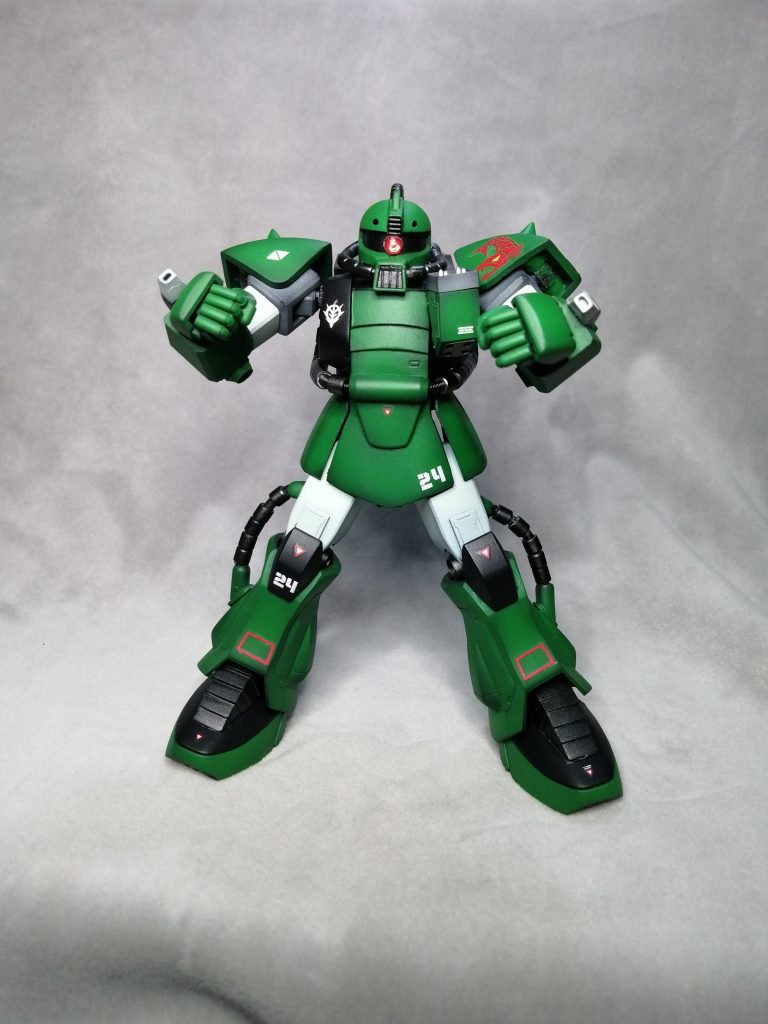 HGUC　ザクI　ザクII　 グフ　ギャン　アクションベース付き HGUC ザクI ザクII グフ ギャン アクションベース付き