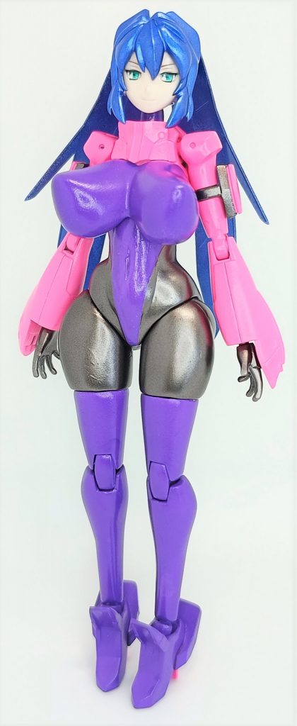 そろそろ紳士も美プラ(ガルプラ？)を改造してｵﾚﾉﾖﾒを作りたいと思いまして、モビルドールメイを自分の好きな体型に改造しました(本当は30MSが欲しかったですが無かったのでｵﾚﾉﾖﾒ制作計画は次回に持ち越しですわよ～)　