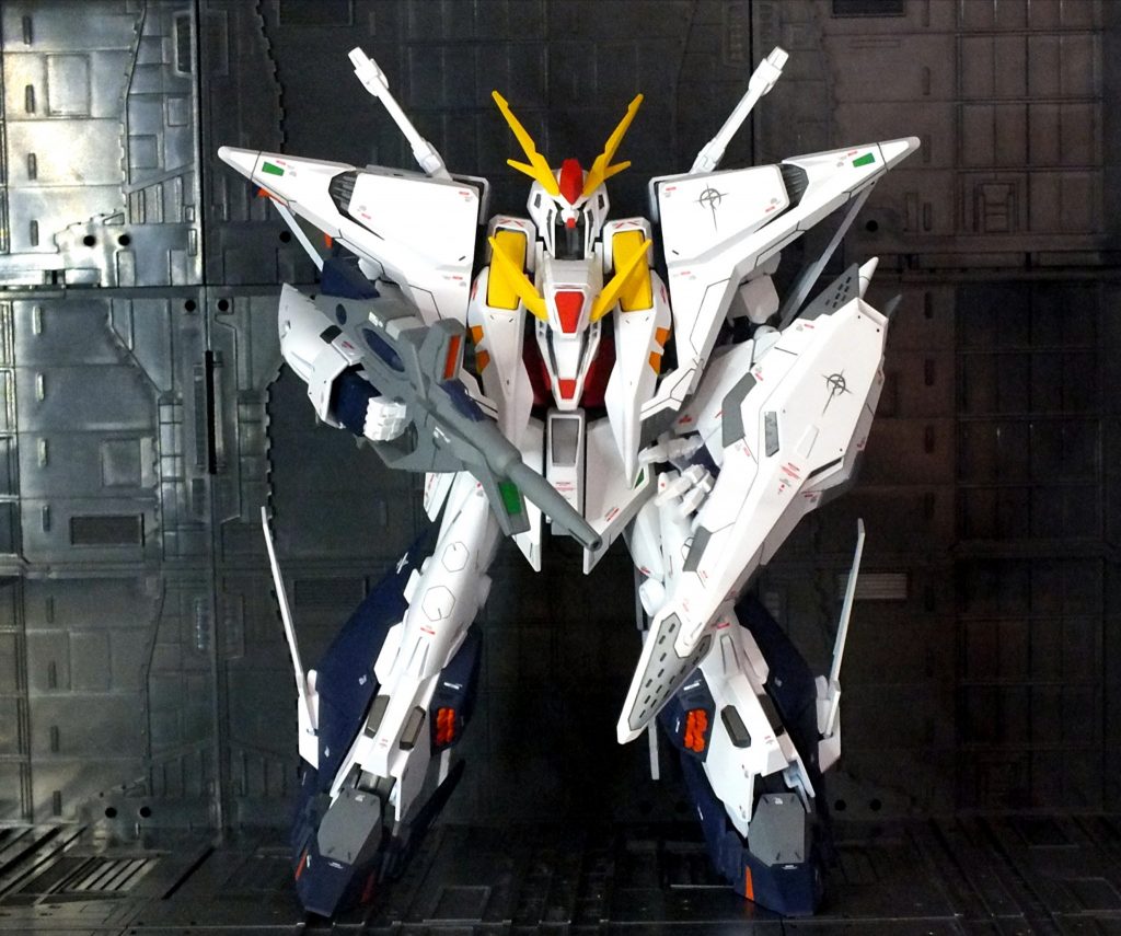 私の脳内設定です。アナハイム・エレクトロニクス工場内。正面から。