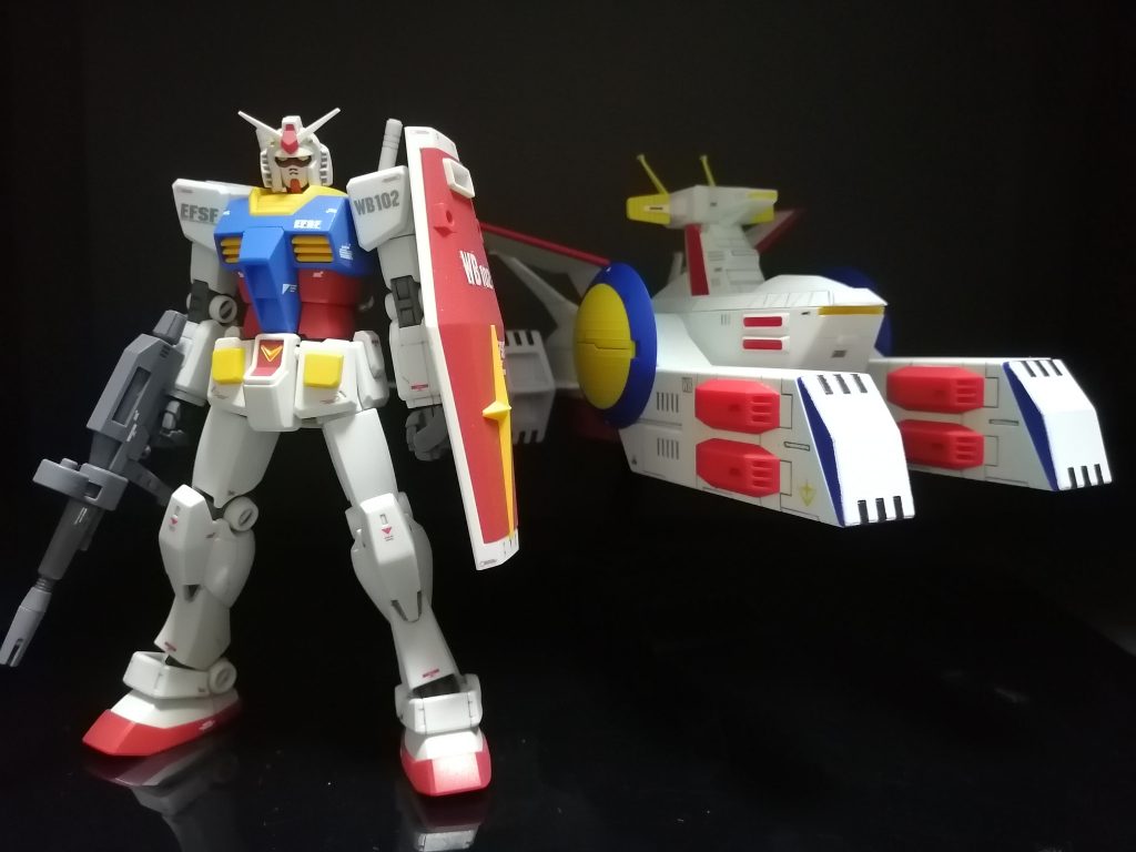 やはりホワイトベースはガンダムとセットで飾りたいですね。スケールが全然違いますが(笑)最後まで見ていただき、ありがとうございます😸