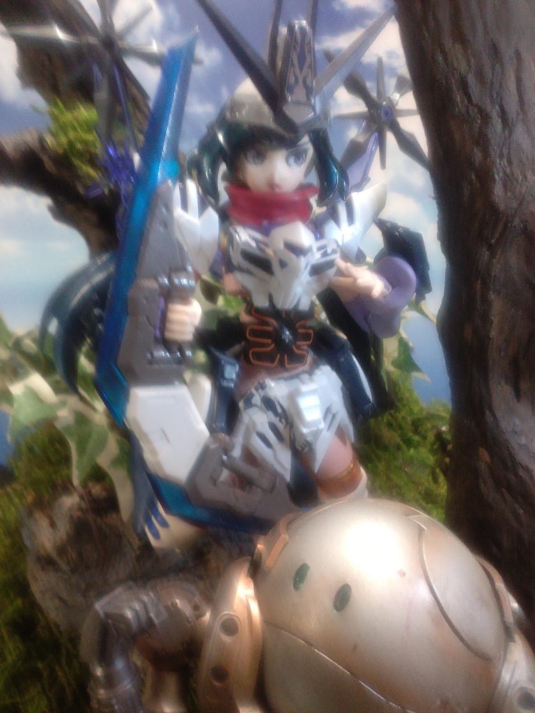 製作工程1の画像はカメラのレンズに鼻の油を塗って簡単ボカシ画像にしています。