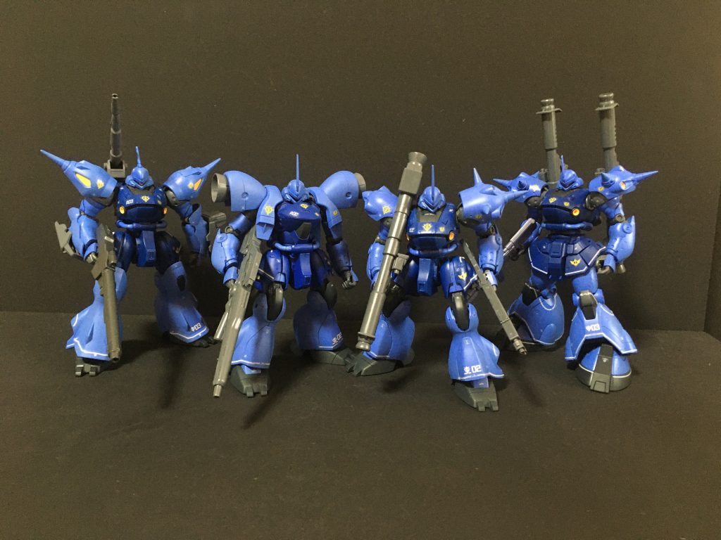 ケンプファー4機の集合ショットです。プロトタイプケンプファー https://gumpla.jp/hg/1104826 ケンプファー https://gumpla.jp/hg/1104823ケンプファー高機動型 https://gumpla.jp/hg/1104834ケンプファーキャノンhttps://gumpla.jp/hg/1104831ご覧いただきありがとうございました。気に入っていただけたら いいね!👍をよろしくお願いします。