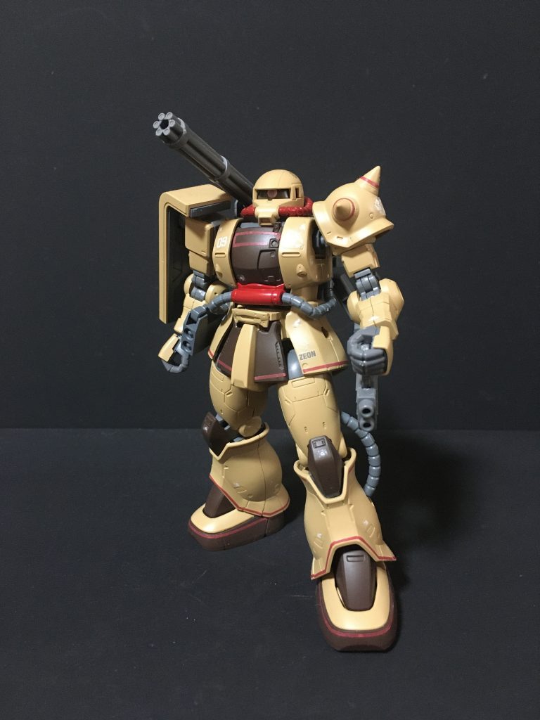 HGザクハーフキャノン デザートカラー｜ロメオ８さんのガンプラ作品