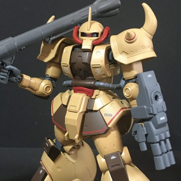 HGグフ飛行試験型　デザートカラー