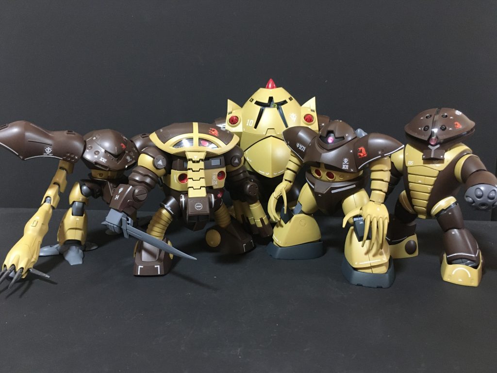 ジオン軍太平洋潜水艦隊 ナーガⅢ 所属５機の集合ショットです。アッガイ　　https://gumpla.jp/hg/1123689ゴッグ　https://gumpla.jp/hg/1123679ゾック　https://gumpla.jp/hg/1123716ジュアッグ　https://gumpla.jp/hg/1123692ハイゴック　https://gumpla.jp/hg/1123695ご覧いただきありがとうございました。気にっていただけたら　いいね！👍をよろしくお願いします。