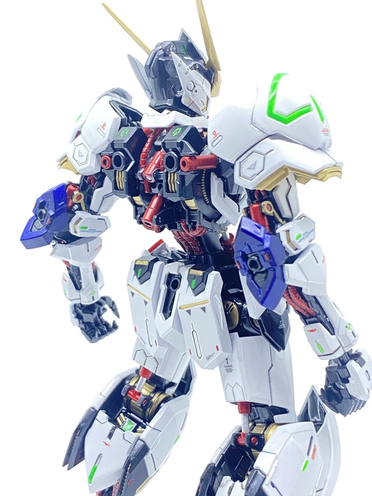 何より一番頑張ったのは塗り分けです。バックパックを外した背面が特にわかりやすいかと。