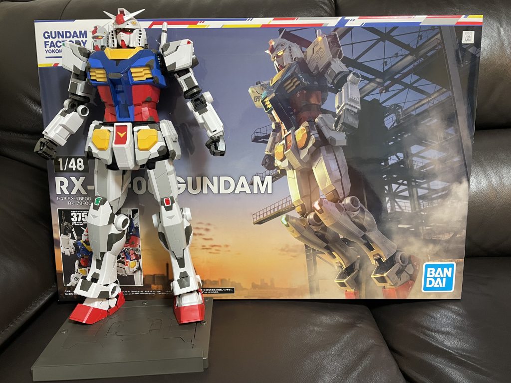 素組み写真です。足延長とカラ変しましたが、元キットも十分かっこいい、リコメンキットです。