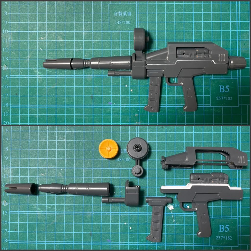 元のキットは最中です。パーツ分割し、ディテールアップしました。