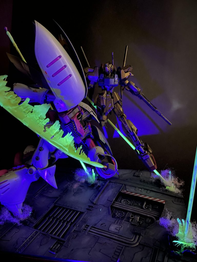 前作のキュベレイと百式を組合せてZガンダム終盤の様子ですね。