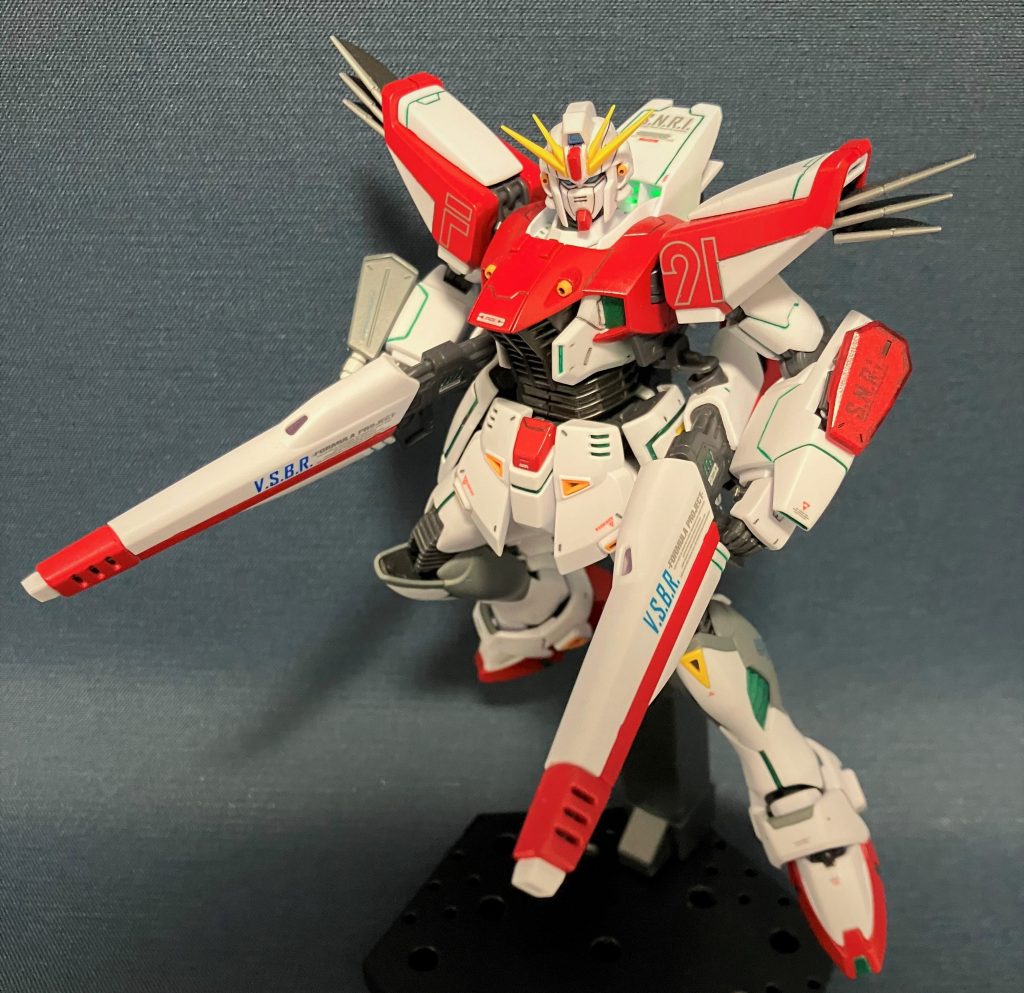 イメージは（今流行りの）サイコフレーム発動verにしました(^^♪