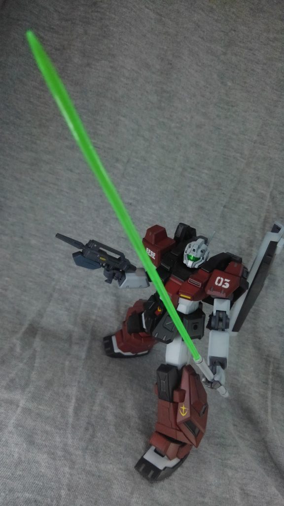 2本分の出力でロングビームサーベル。