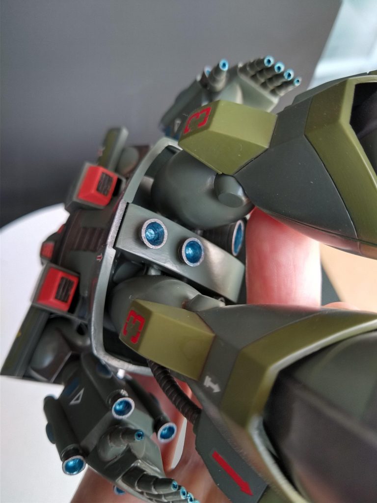 ノズル系はメタリックブルーで塗装。