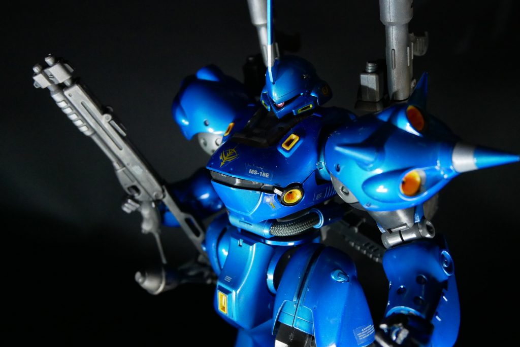 強襲用重試作MSです、装甲薄いですがメッチャ強いですよ。 MS-18E ケンプファー–4枚目/制作者:suteteko76