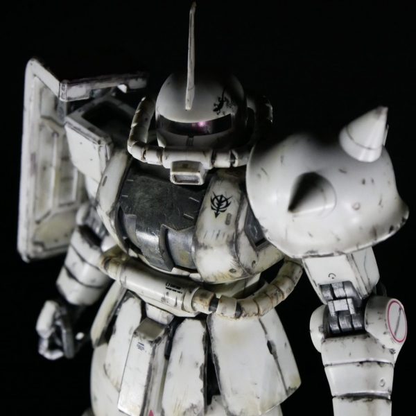 MG 1/100 ゴック(パールホワイト)シンマツナガ仕様 Yahoo!オークション - MG 1/100 ドム (シン・マツナガ専用機
