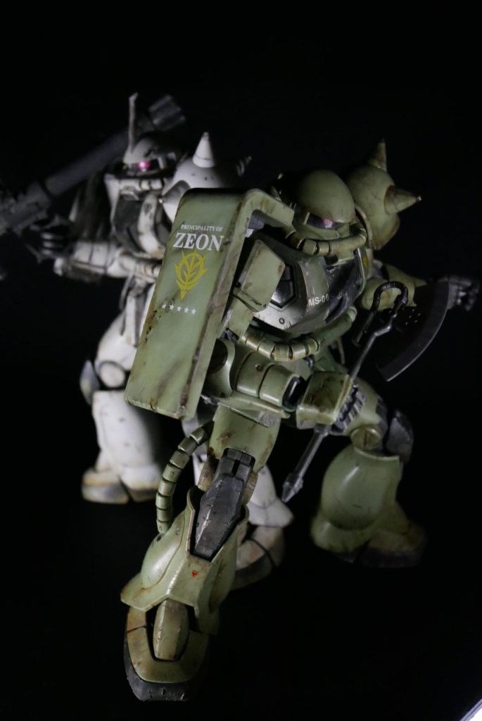 関節の柔軟性はゴッ●ガンダムにゃぁ負けませんよ！MS 06Jザク２Ver.2.0–9枚目/制作者：suteteko76