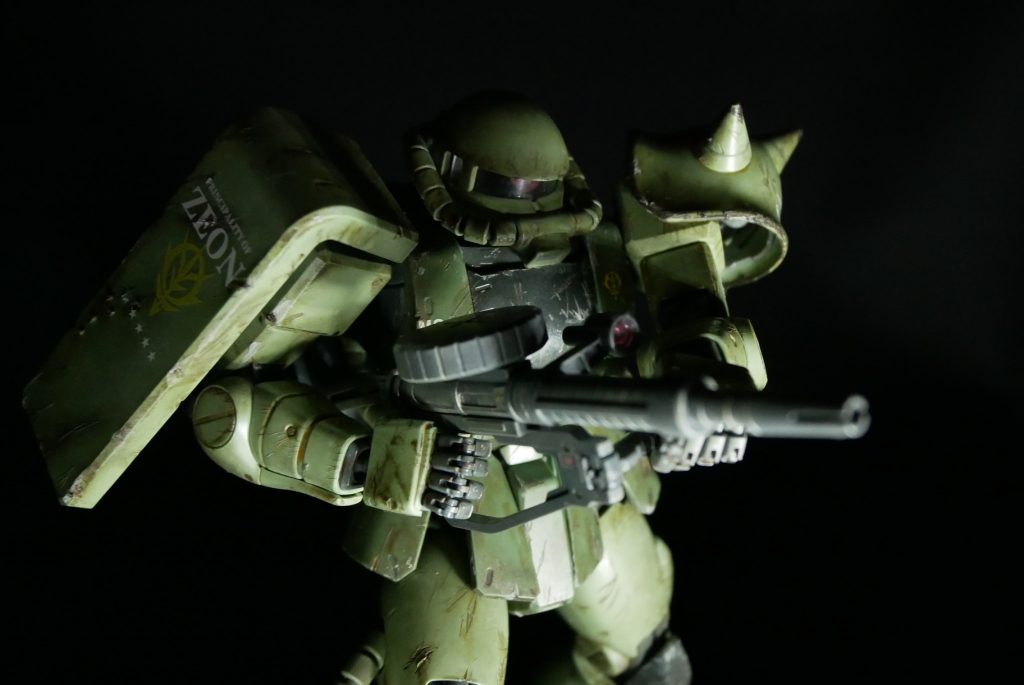 関節の柔軟性はゴッ●ガンダムにゃぁ負けませんよ！MS 06Jザク２Ver.2.0–6枚目/制作者：suteteko76