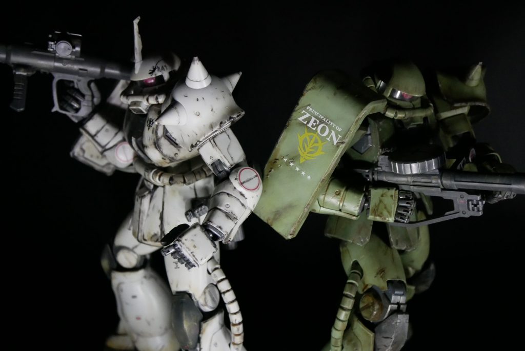 関節の柔軟性はゴッ●ガンダムにゃぁ負けませんよ！MS 06Jザク２Ver.2.0–8枚目/制作者：suteteko76