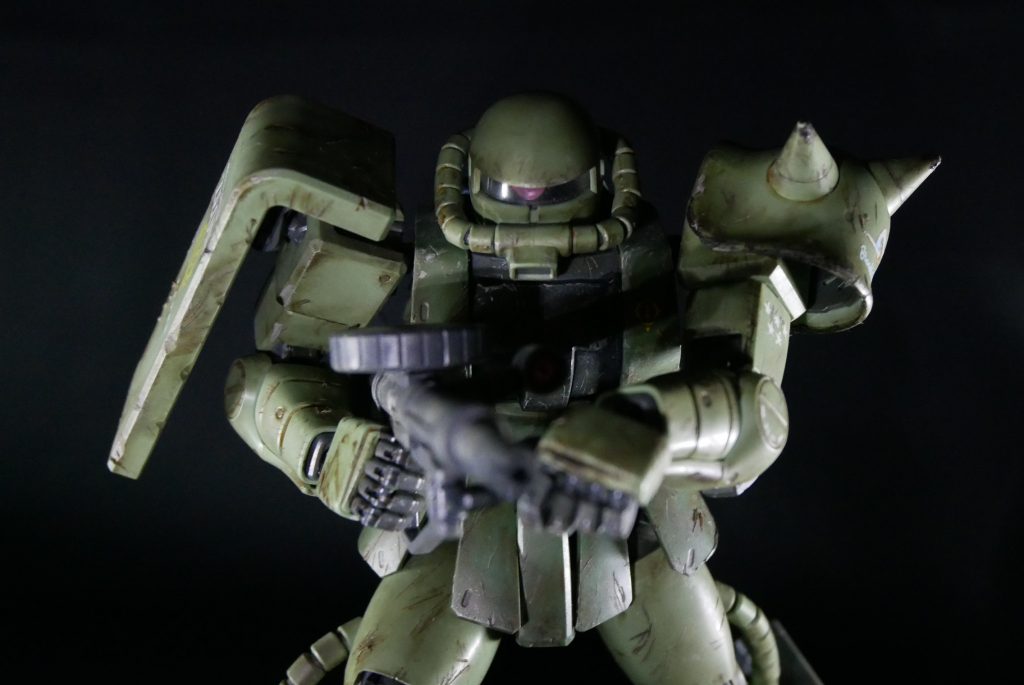 関節の柔軟性はゴッ●ガンダムにゃぁ負けませんよ！MS 06Jザク２Ver.2.0–5枚目/制作者：suteteko76