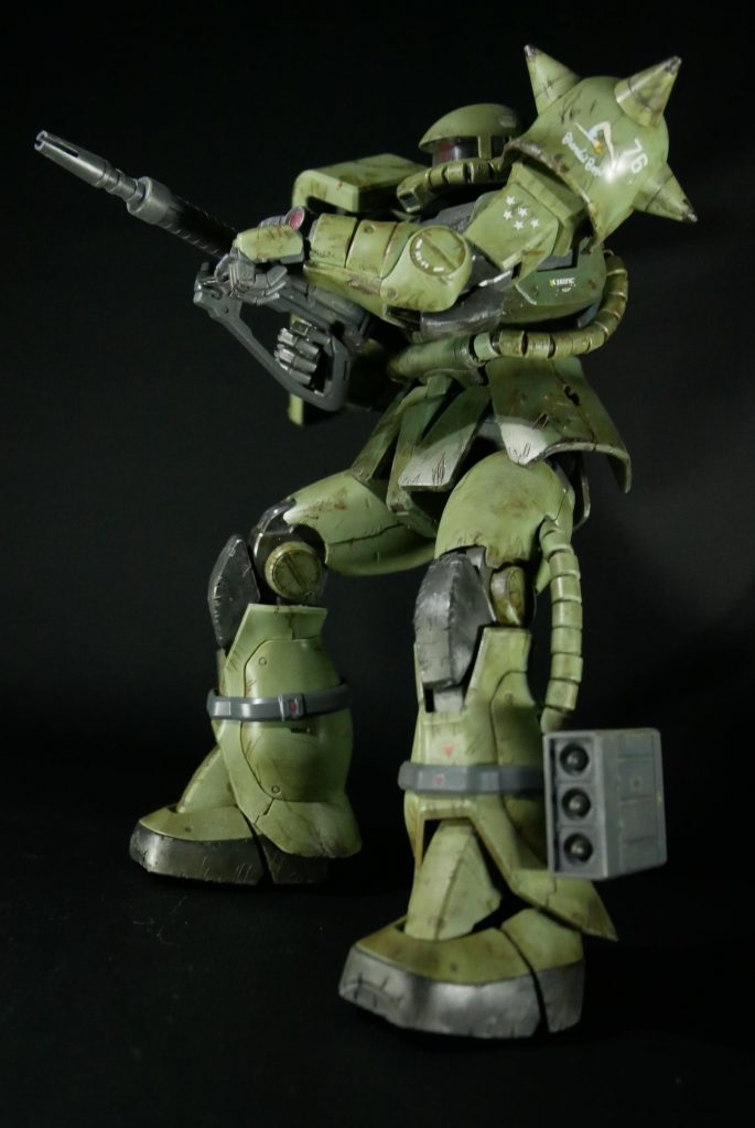 関節の柔軟性はゴッ●ガンダムにゃぁ負けませんよ！MS 06Jザク２Ver.2.0–9枚目/制作者：suteteko76