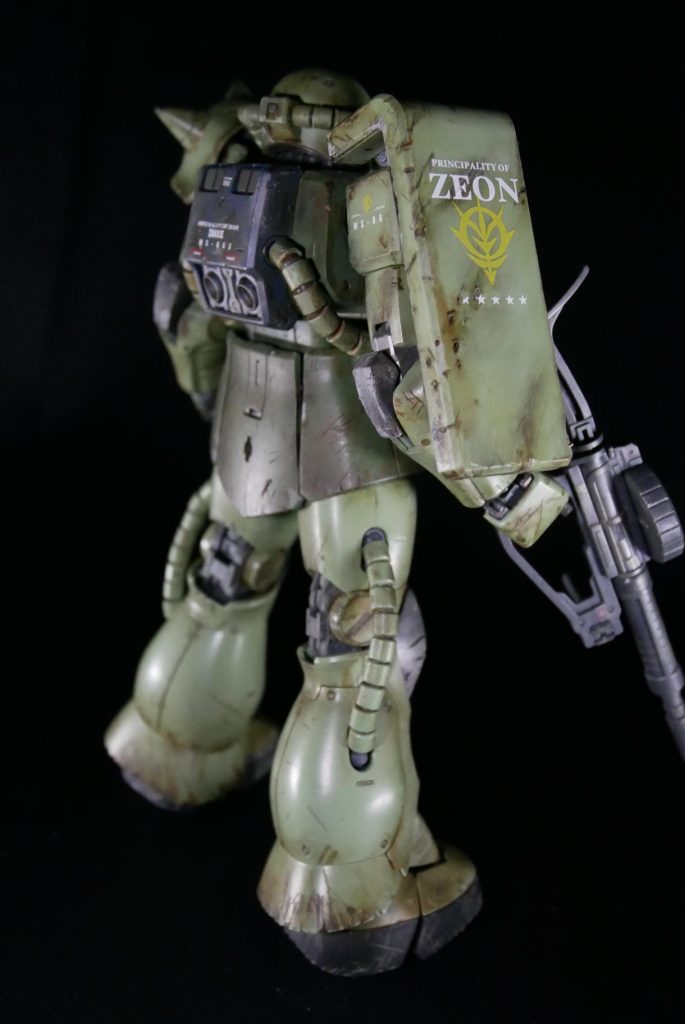 関節の柔軟性はゴッ●ガンダムにゃぁ負けませんよ！MS 06Jザク２Ver.2.0–6枚目/制作者：suteteko76