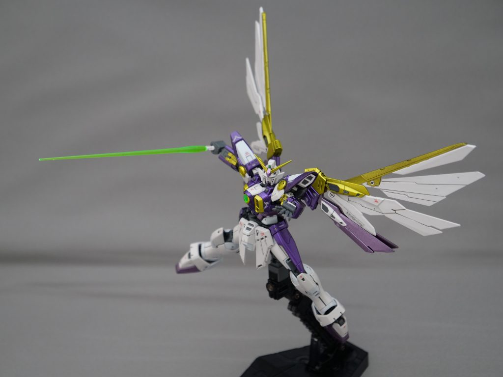 私だけ? RGウィングのオリジナルギミックの羽、鳥の翼というより昆虫の羽のように見えちゃうの